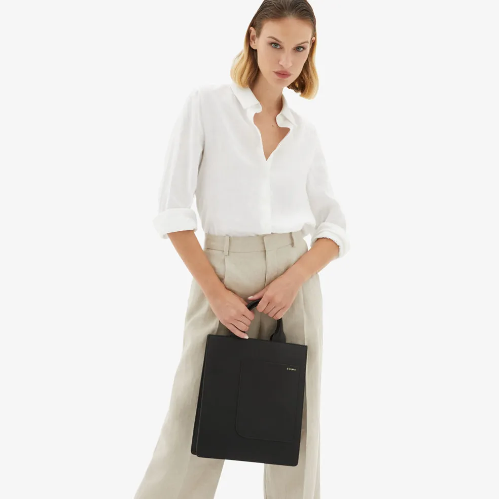 Boxy Top Handle Mini Bag