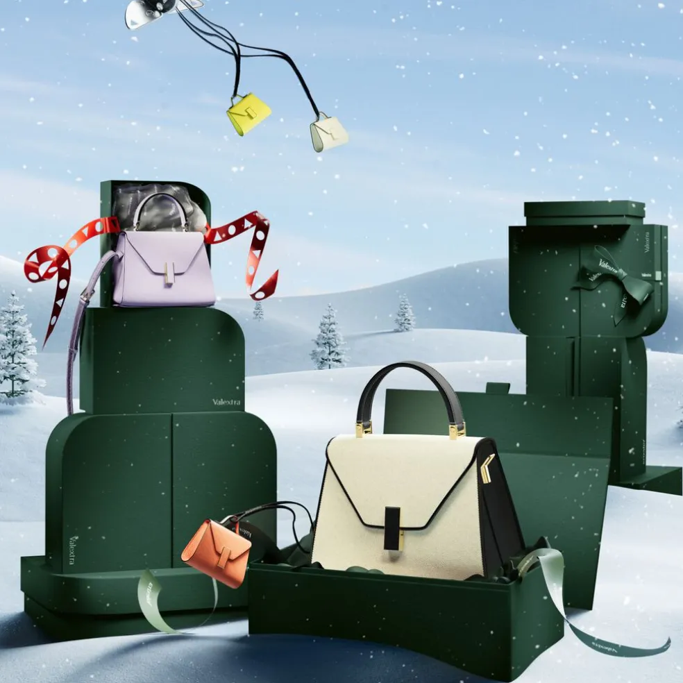 Iside Chiaroscuro Top Handle Mini Bag