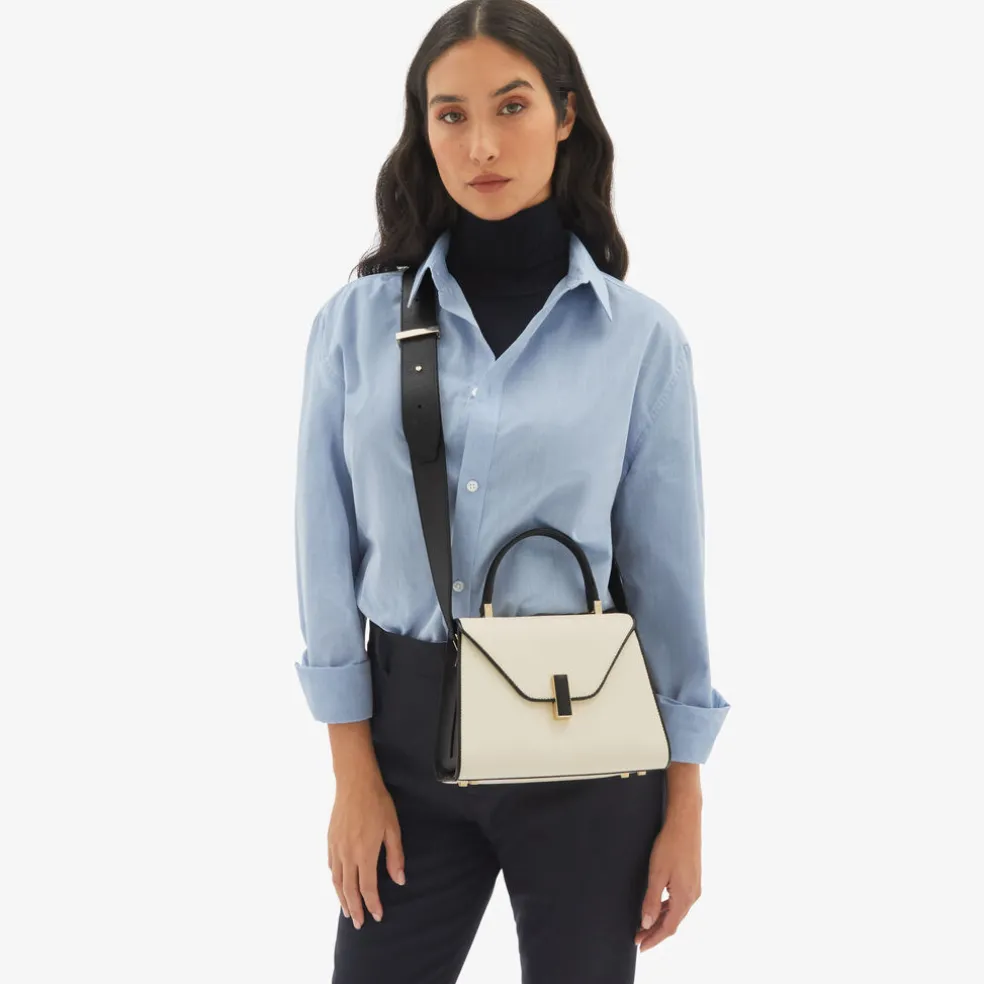 Iside Chiaroscuro Top Handle Mini Bag