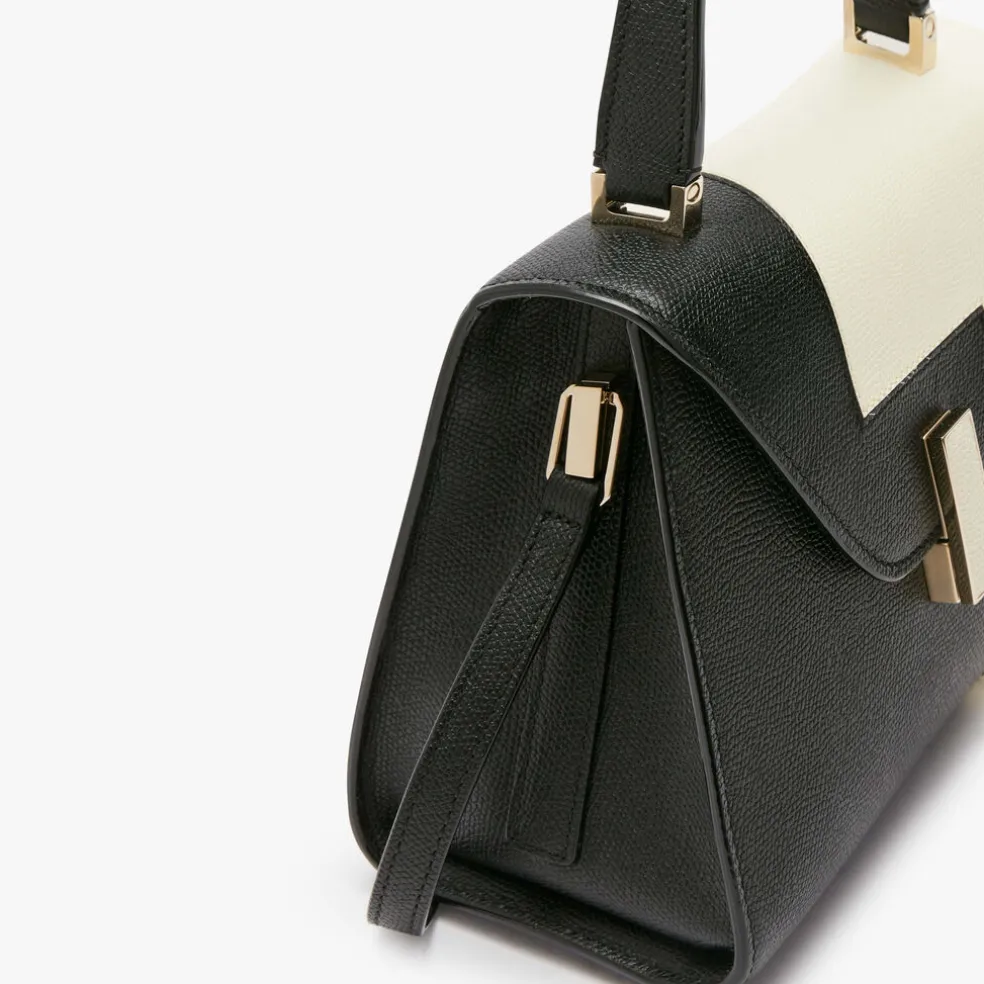 Iside Intarsia Dual Top Handle Mini Bag
