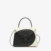 Iside Intarsia Pebble Top Handle Mini Bag