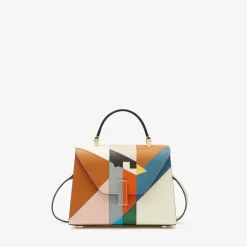 Iside Intarsia Volti Crossbody Micro Bag