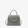 Iside Shearling Top Handle Mini Bag