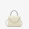 Iside Shearling Top Handle Mini Bag