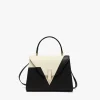Iside V Intarsia Top Handle Mini Bag