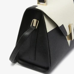 Iside V Intarsia Top Handle Mini Bag