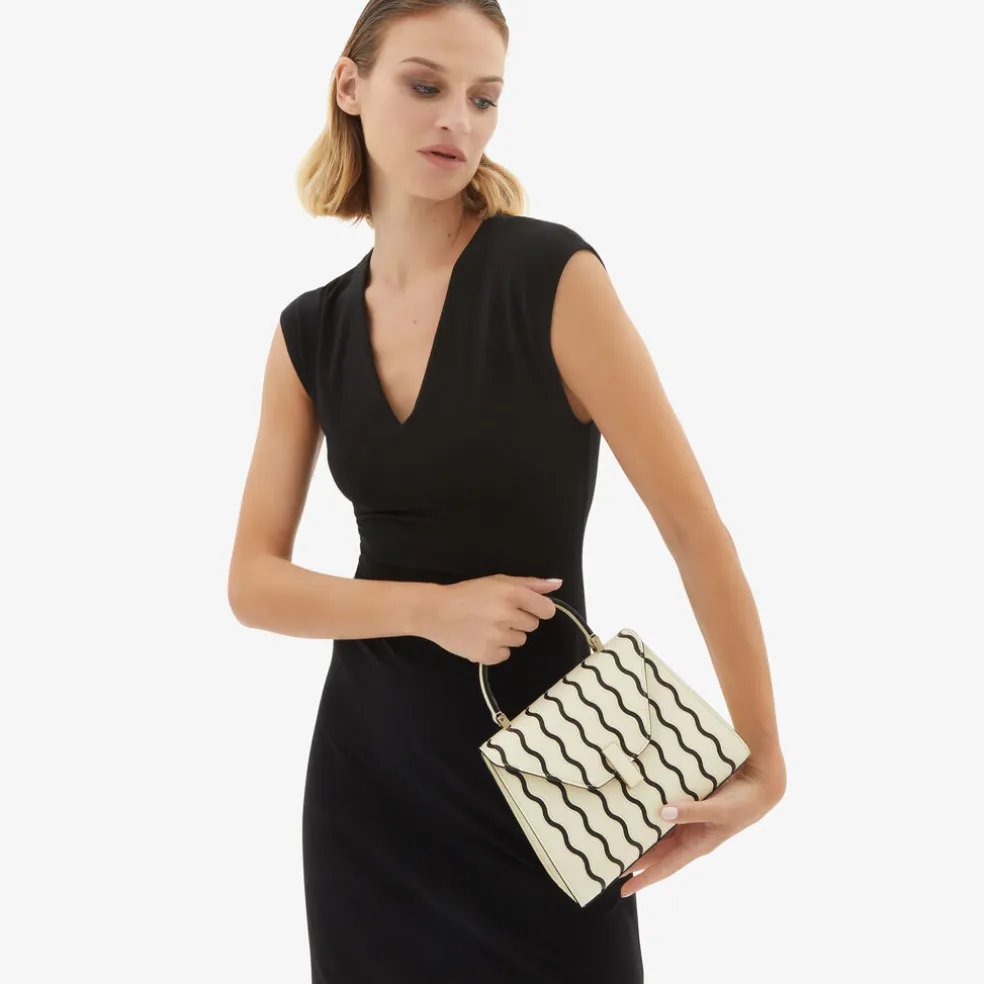 ISide Waves Top Handle Mini Bag
