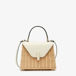 Iside Wicker Top Handle Mini Bag