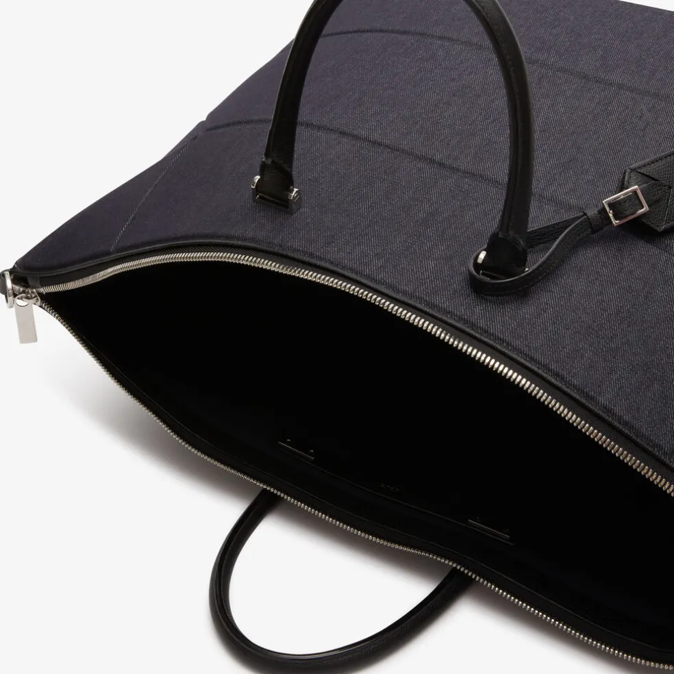 Polyhedral Weekender Denim Travel Bag