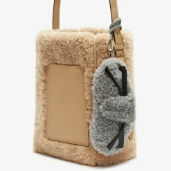 Shearling Glasses Case With Lanyard