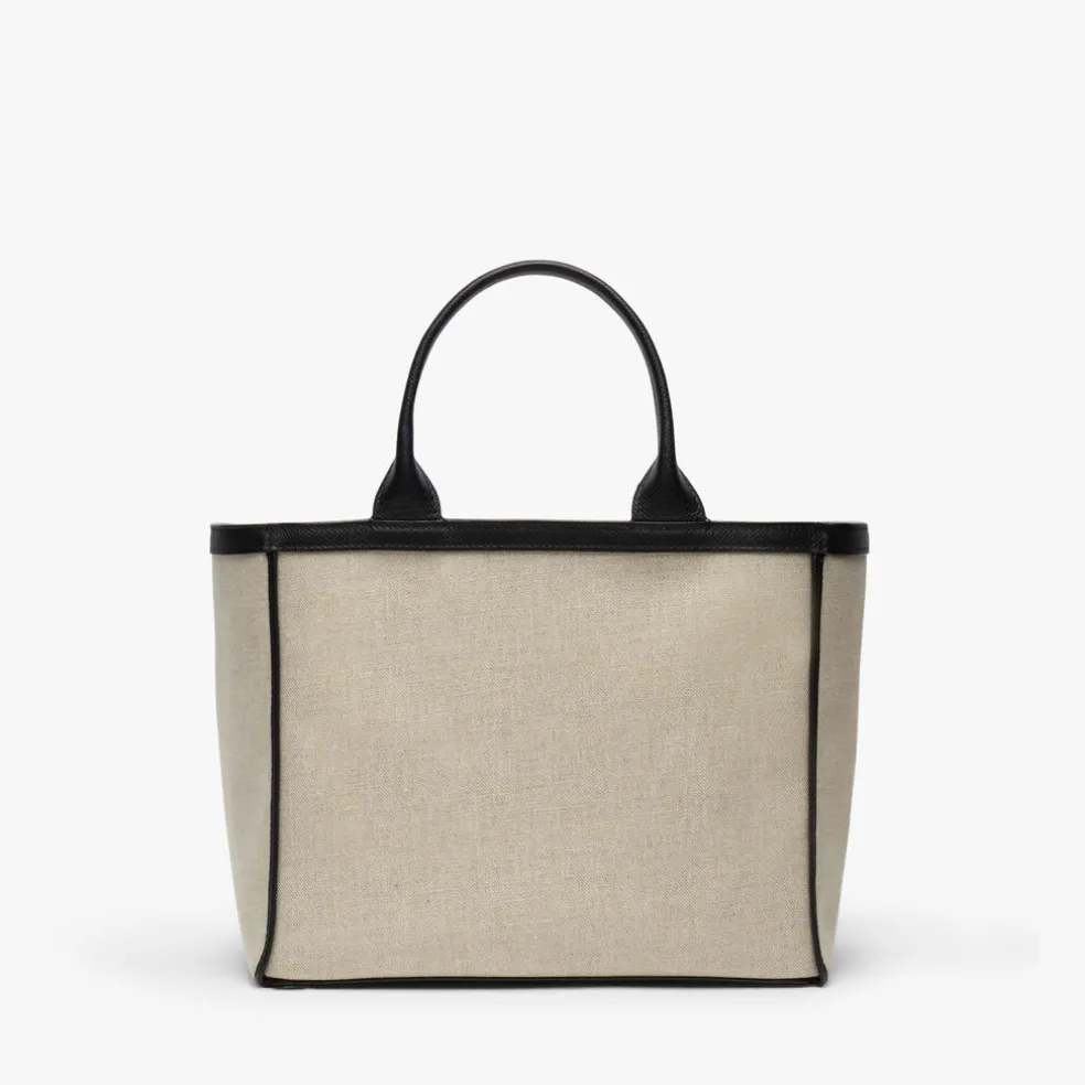 Soft Canvas V Tote Mini Bag