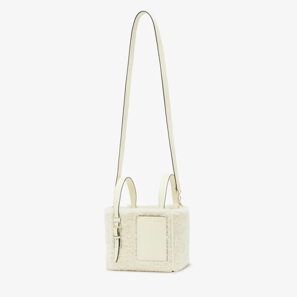 Soft Shearling Bucket Micro Bag