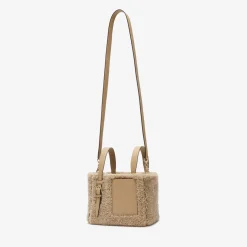 Soft Shearling Bucket Micro Bag