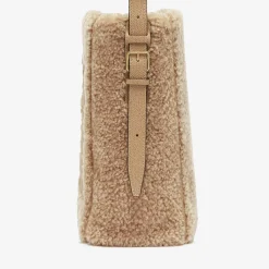 Soft Shearling Bucket Mini Bag