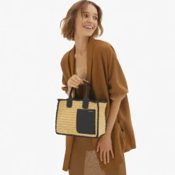 Soft Tote Raffia Crochet Mini Bag