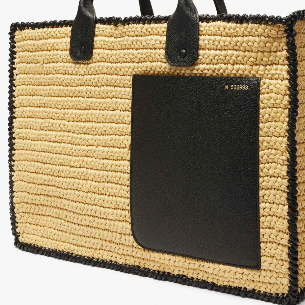 Soft Tote Raffia Crochet Large Bag
